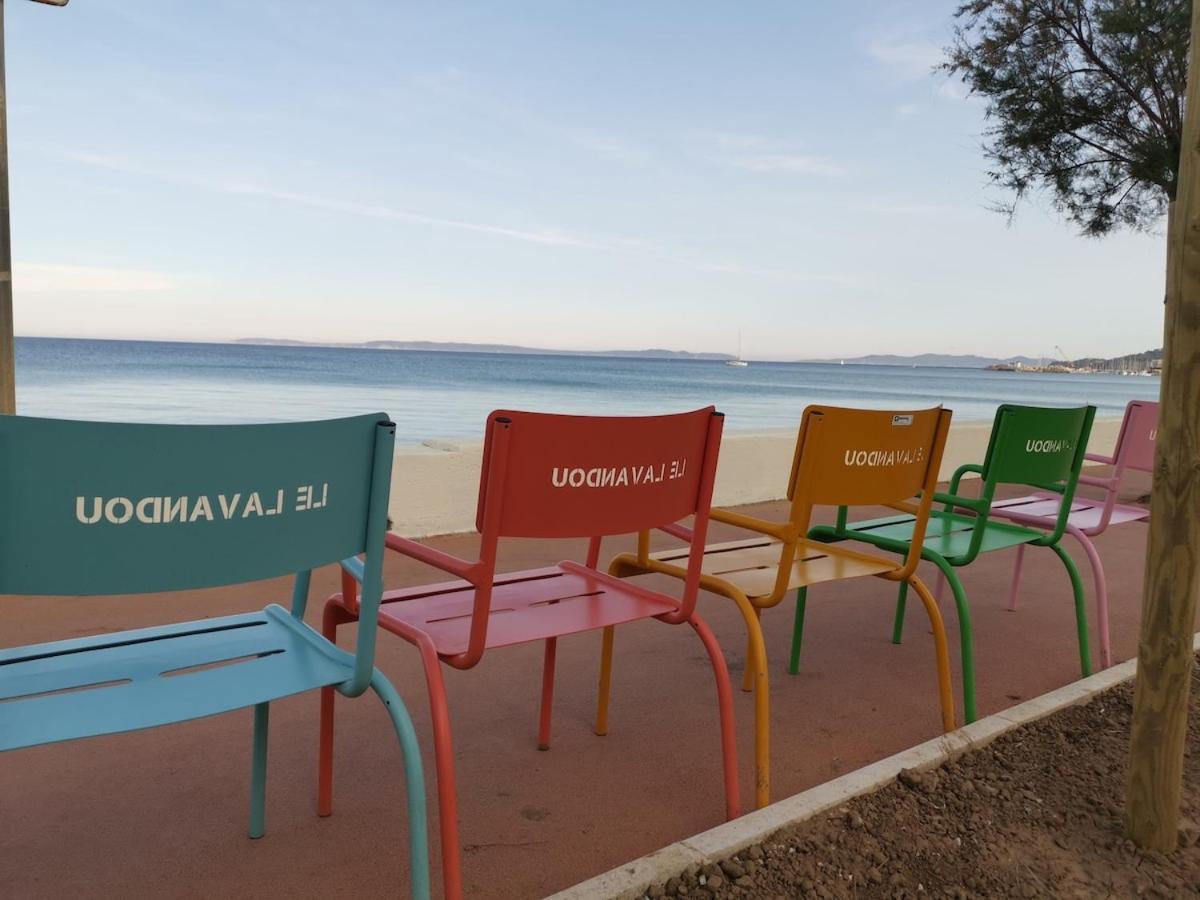 2 Personnes Vue Climatise Linge Maison Apartamento Le Lavandou
